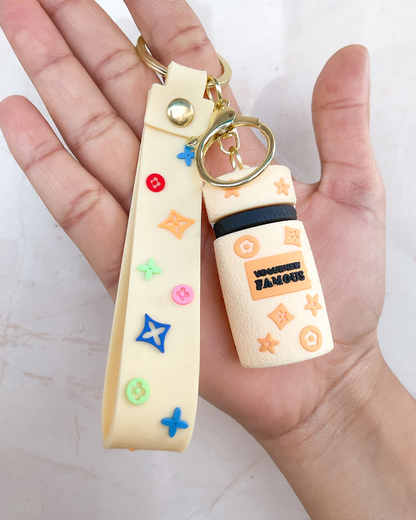 Cute Mini Coin Purse Keychain – Designer-Inspired Silicone Keyring Wallet | Aesthetic Bag Charm Accessory