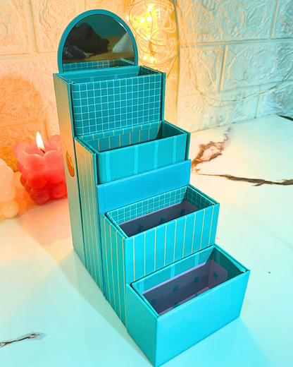 Rectangular Pencil Case with Mirror