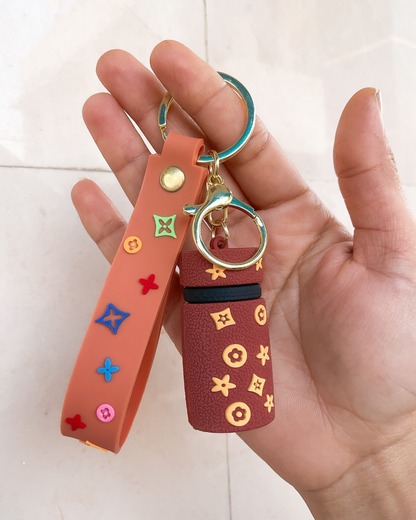 Cute Mini Coin Purse Keychain – Designer-Inspired Silicone Keyring Wallet | Aesthetic Bag Charm Accessory