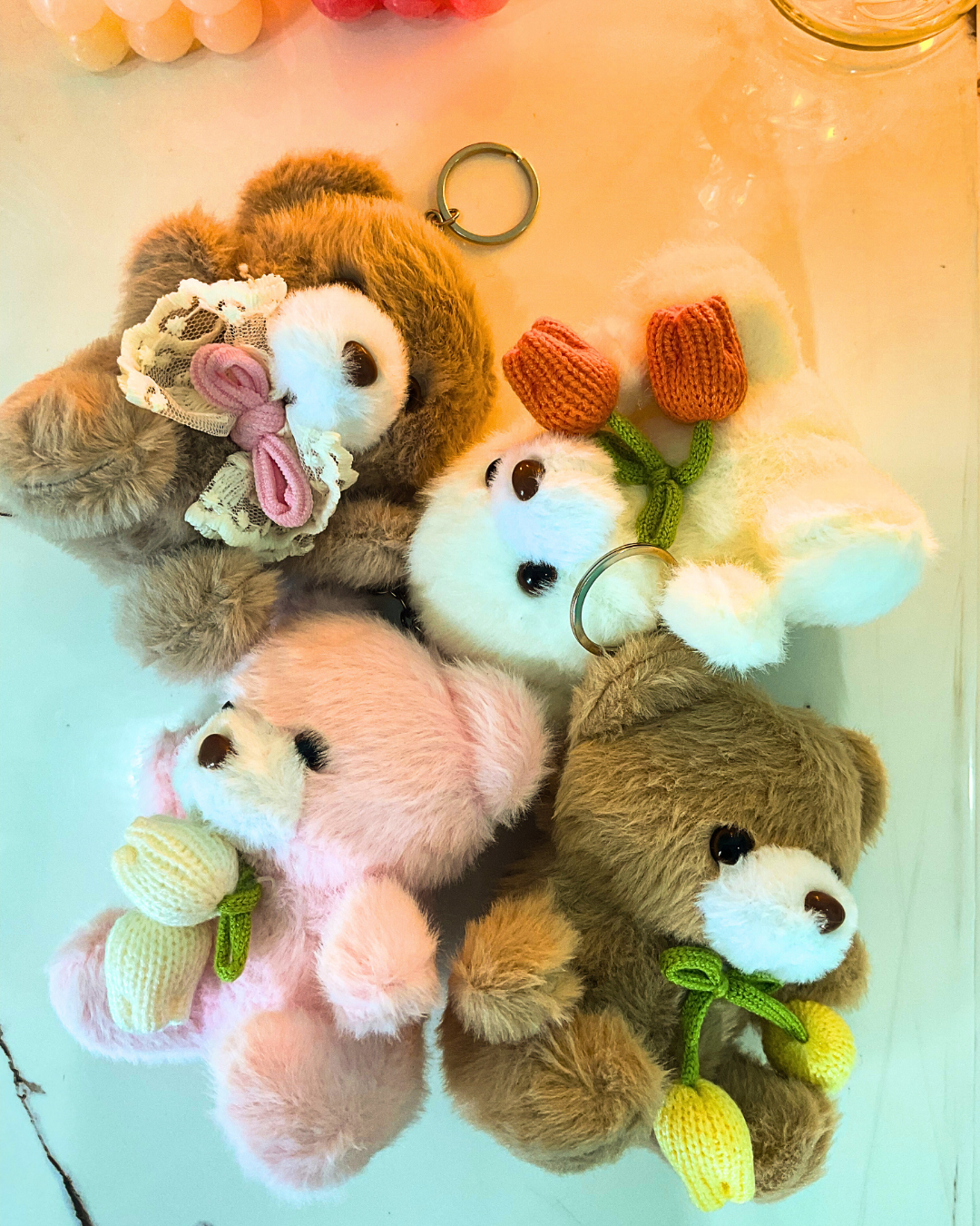 Cute Teddy Bear Keychain