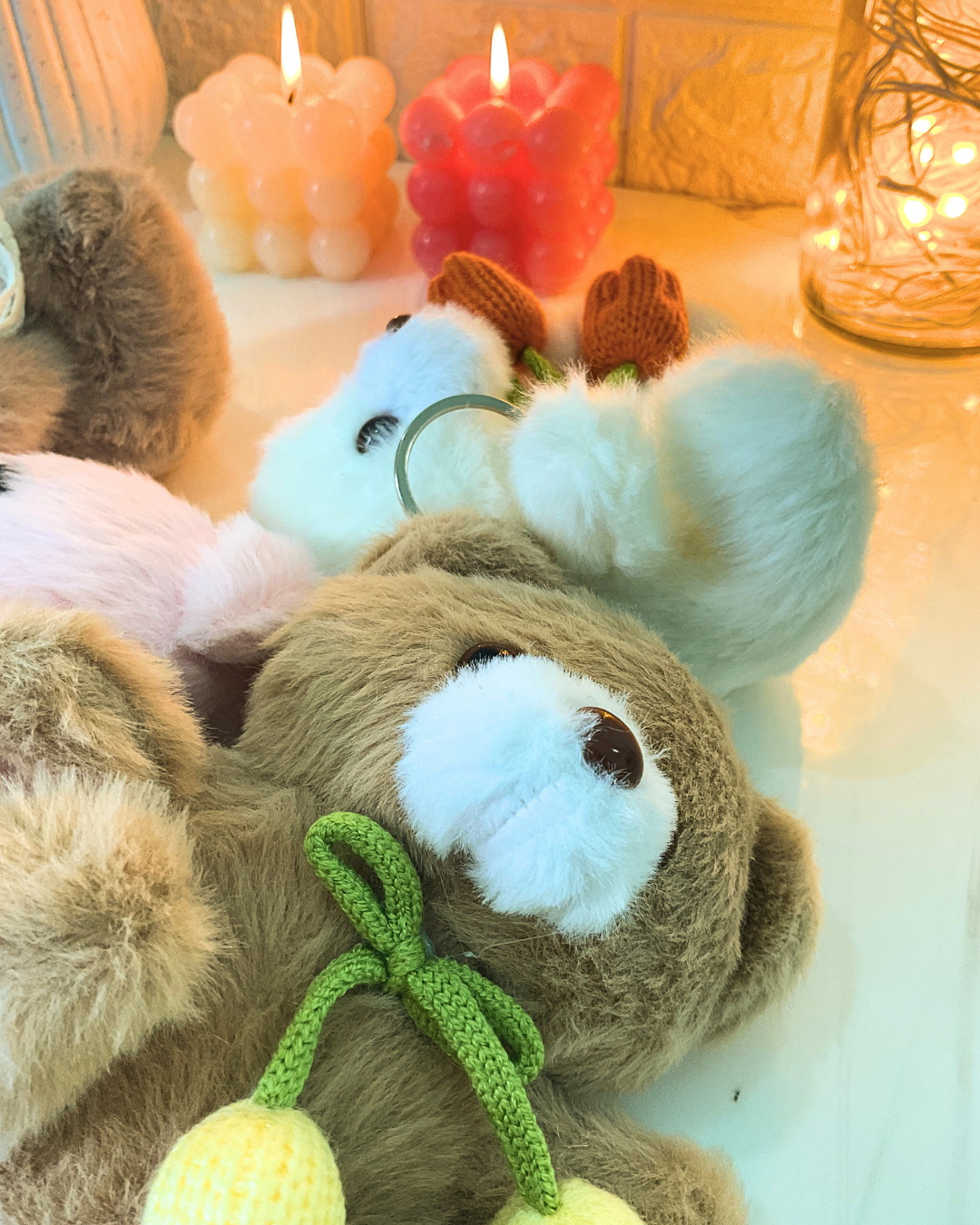 Cute Teddy Bear Keychain