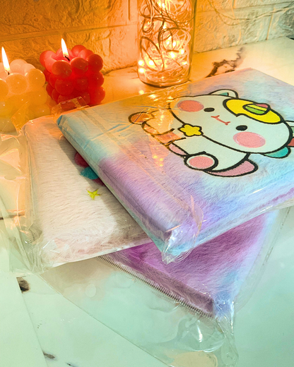 🎀 Cute Plush Notebook Journal for Cute Girls