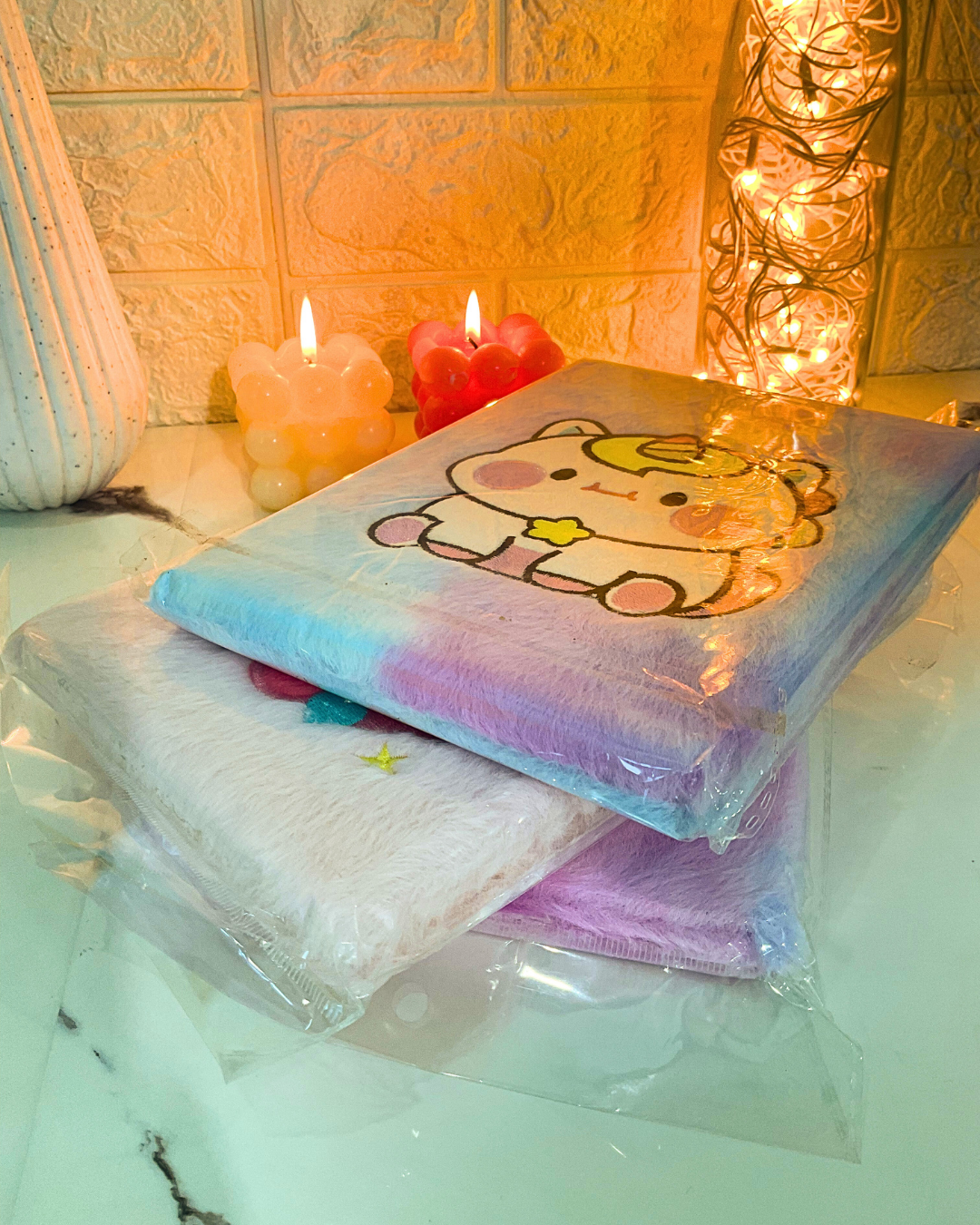 🎀 Cute Plush Notebook Journal for Cute Girls