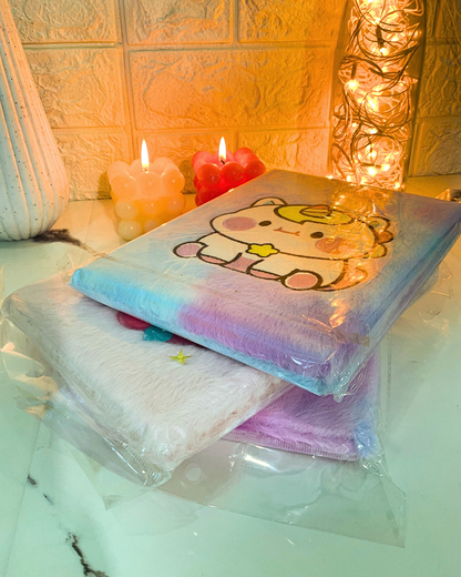 🎀 Cute Plush Notebook Journal for Cute Girls