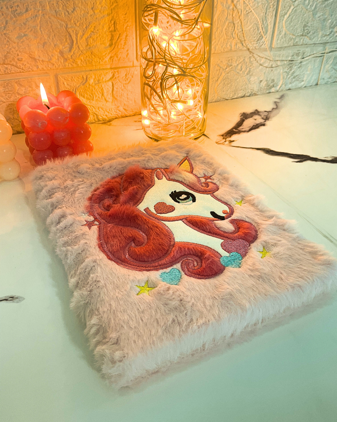 🎀 Cute Plush Notebook Journal for Cute Girls