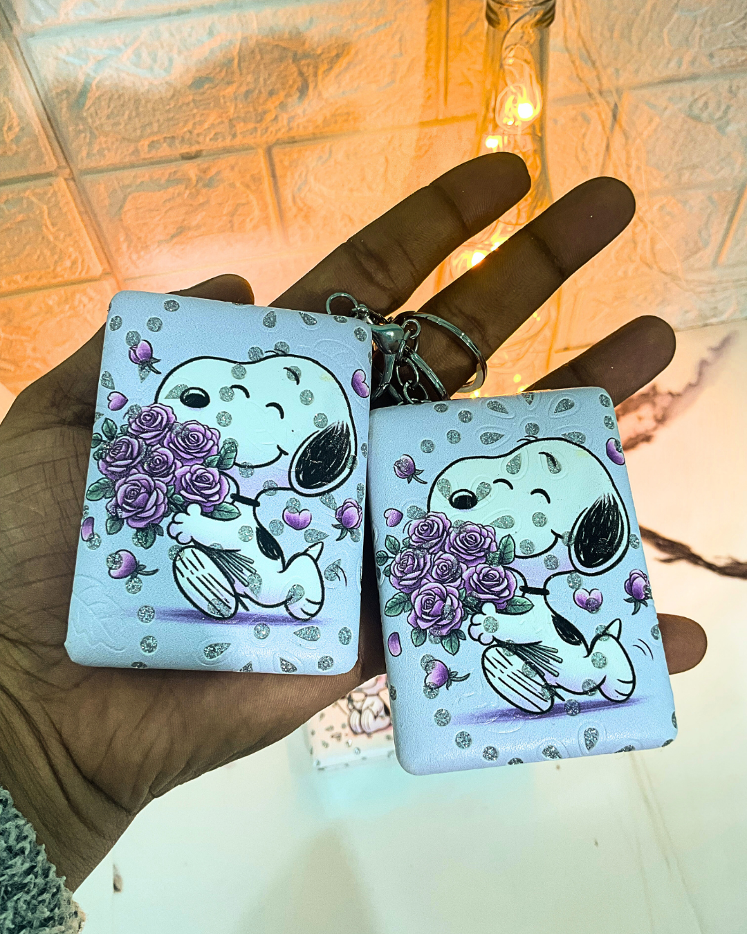 Cute Mini Mirror Wallet Keychain – Aesthetic Coin & Accessory Holder for Girls