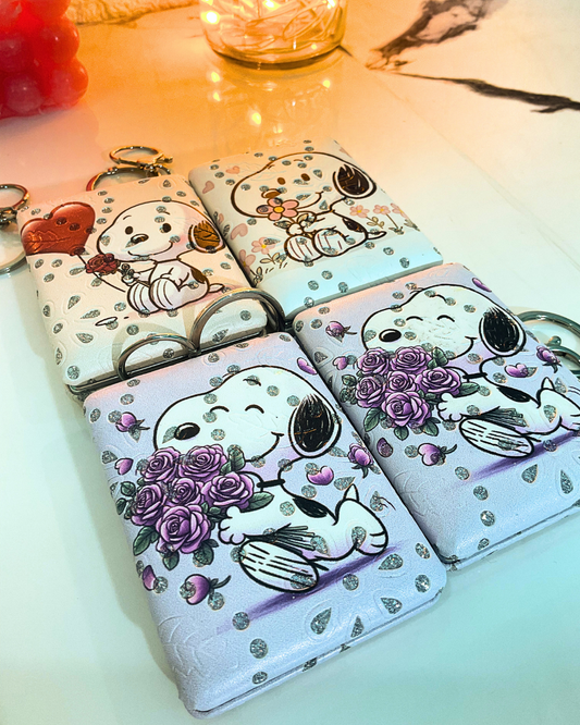 Cute Mini Mirror Wallet Keychain – Aesthetic Coin & Accessory Holder for Girls