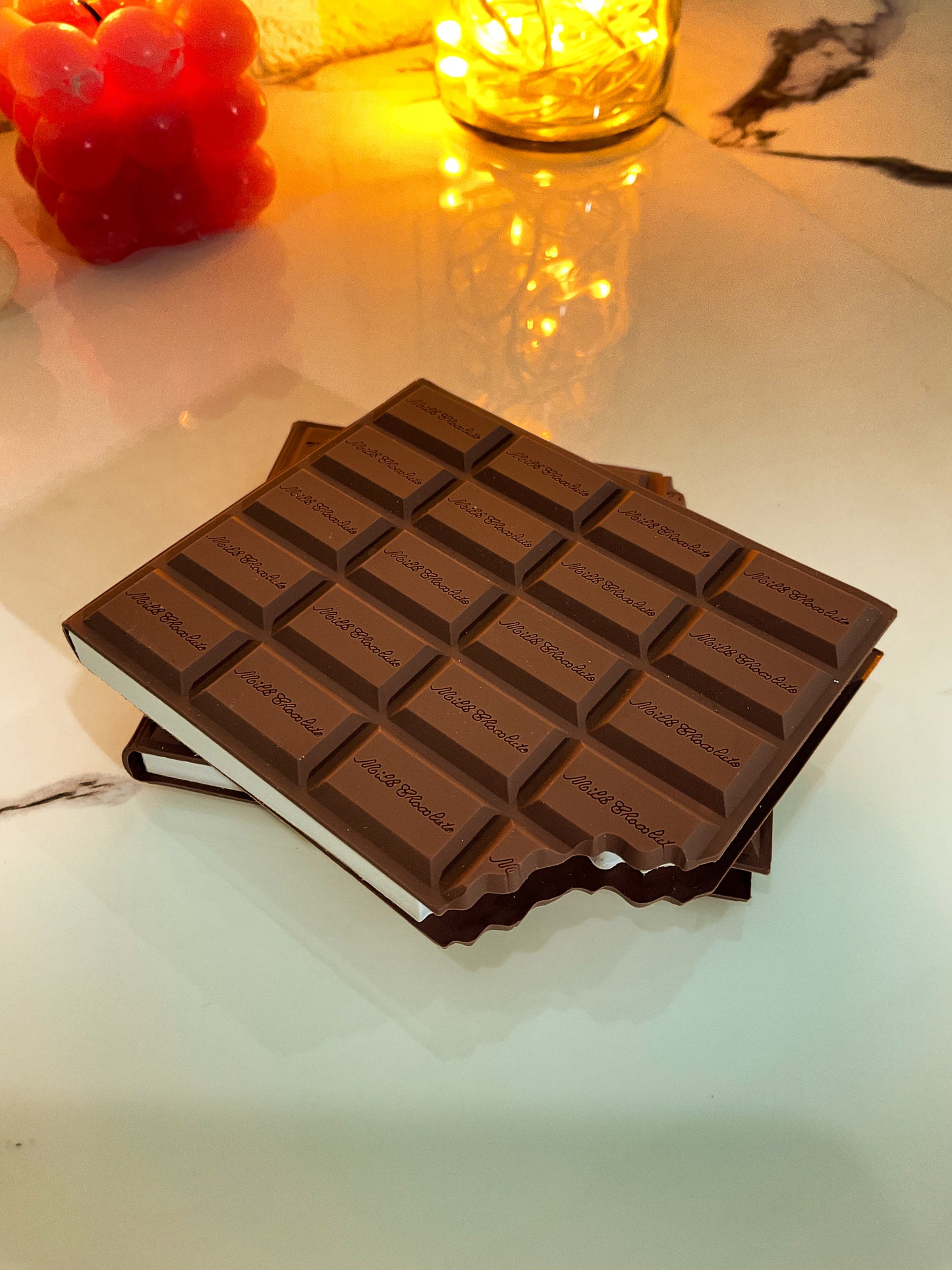 Scented Chocolate Mini Diary – Cute Aesthetic Pocket Journal for Girls | Pink Chocolate Design